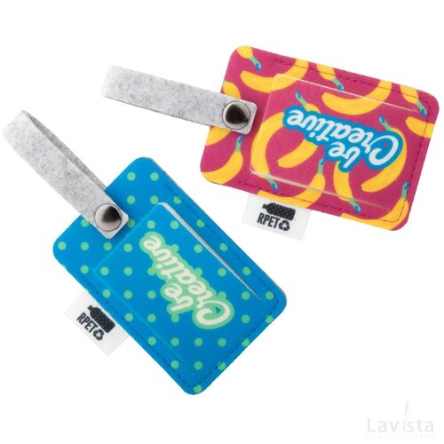 Creafelt Tag Custom Made Rpet Bagagelabel Grijs