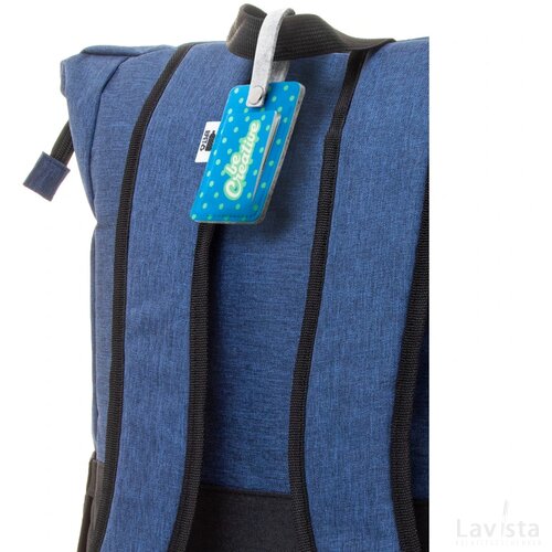 Creafelt Tag Custom Made Rpet Bagagelabel Grijs