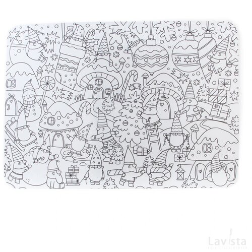 SENZA Kleurplaat Placemats