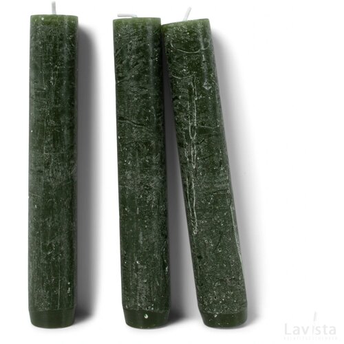SENZA Rustieke Dinerkaarsen Groen