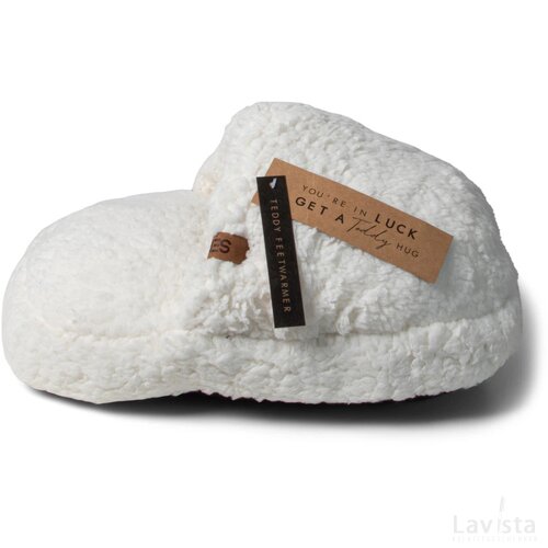 SENZA Teddy Voetenwarmer Wit