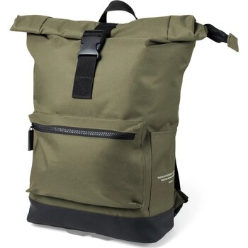 Olijf - 600D RPET Polyester / Vegan Leer
