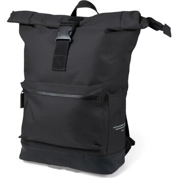 Zwart - 600D RPET Polyester / Vegan Leer