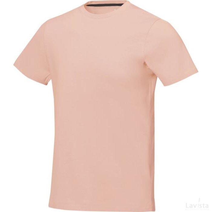Nanaimo heren t-shirt met korte mouwen Pale blush pink