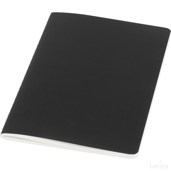 Shale cahier journal van steenpapier Zwart