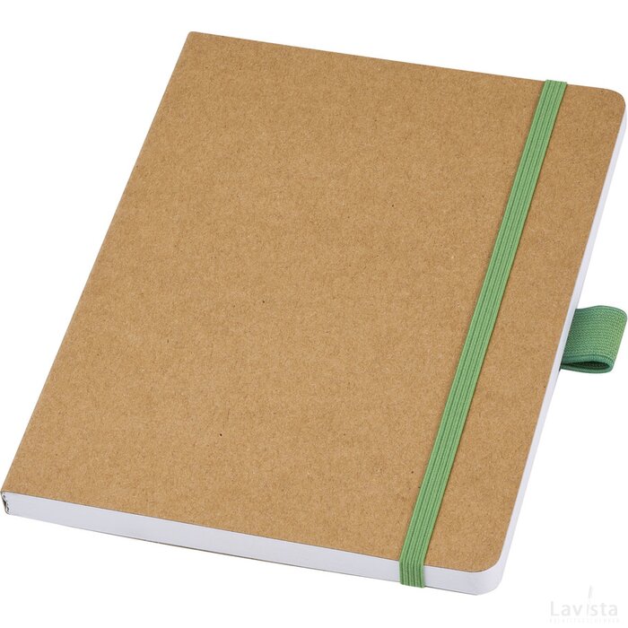 Berk A5 notitieboek van gerecycled papier Groen