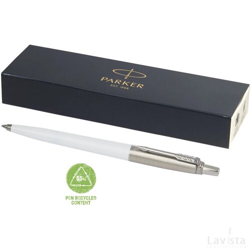 Parker Jotter gerecyclede balpen Wit