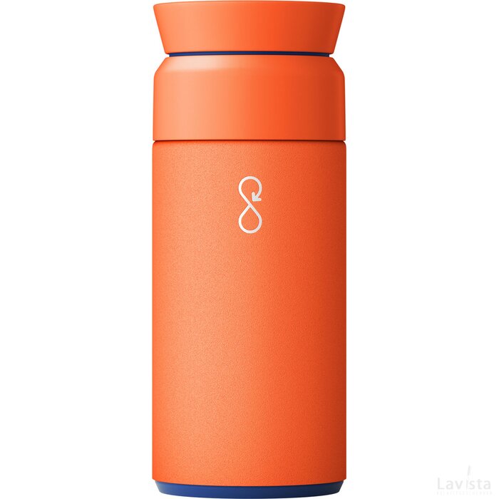 Ocean Bottle thermosfles van 350 ml Sun Orange