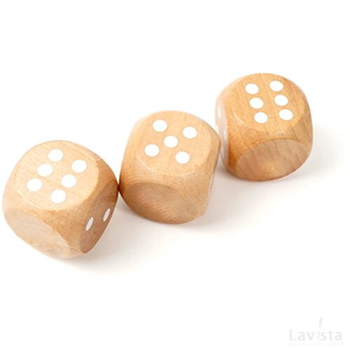 Houten dobbelstenen