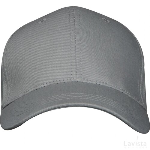 ChrisMa baseballcap van gerecycled katoen zilvergrijs