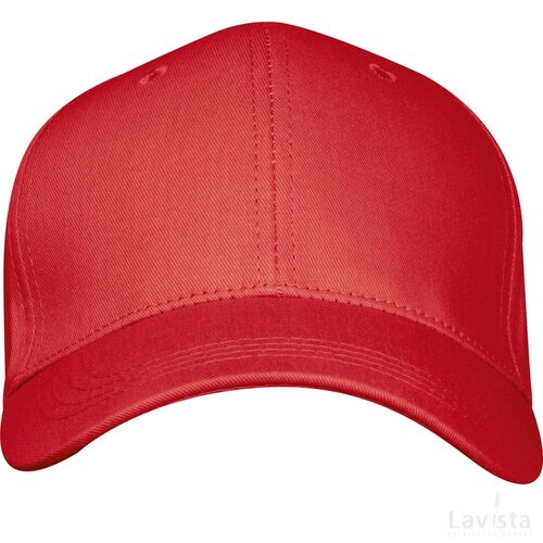 ChrisMa baseballcap van gerecycled katoen rood