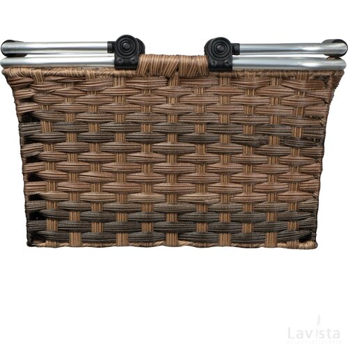 Rotan boodschappenmand bruin