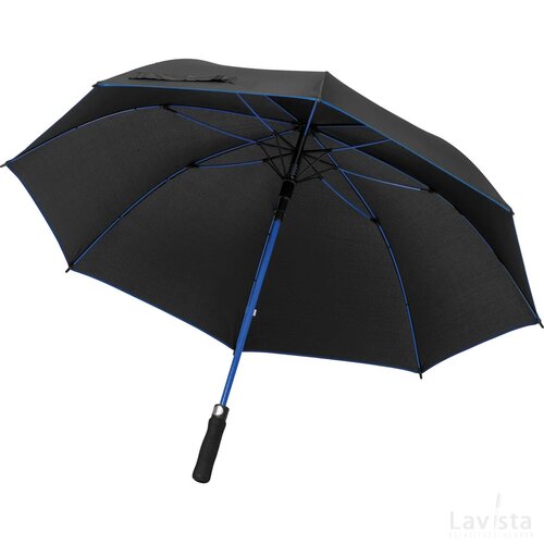 Paraplu van pongee blauw