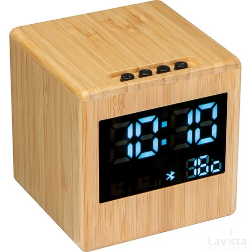 Bluetooth luidspreker met draadloze laadfunctie beige