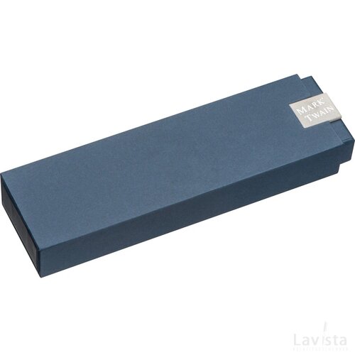 Mark Twain Schrijfset donkerblauw