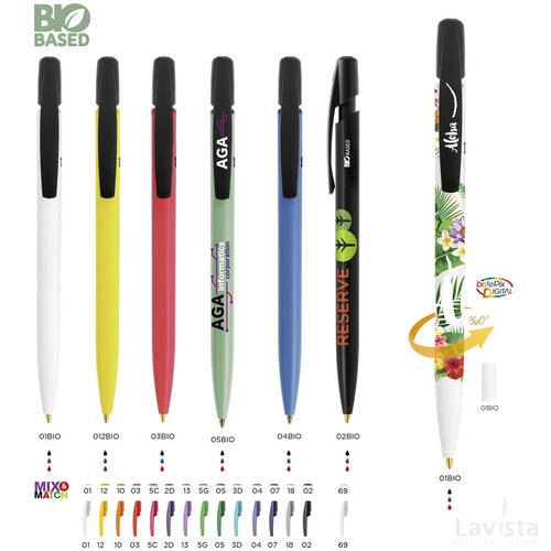 BIC® Media Clic BIO Based balpen blauw