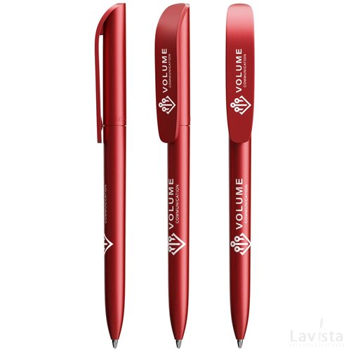 BIC® Super Clip Glacé rood