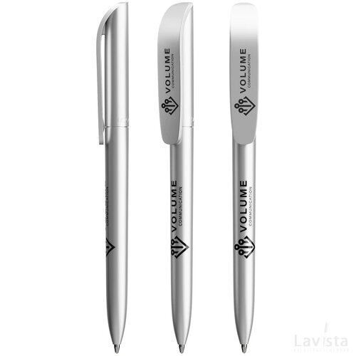 BIC® Super Clip Glacé zilver