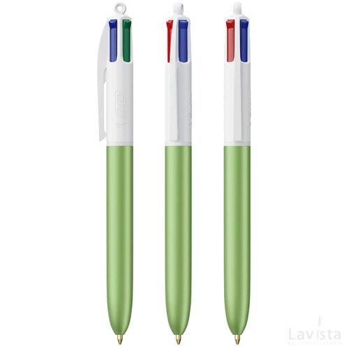 BIC® 4 Colours Glacé wit/groen