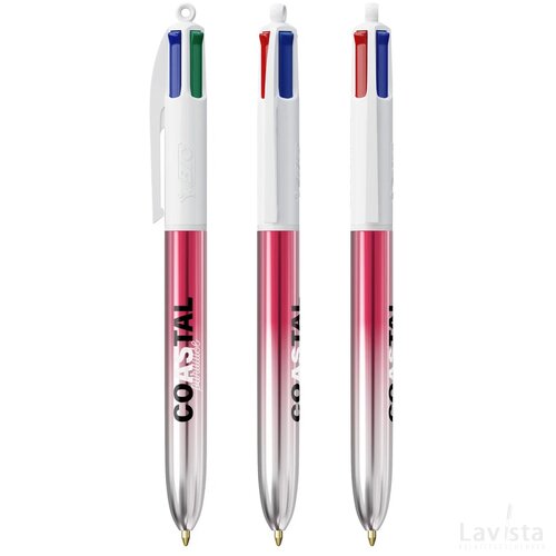 BIC® 4 Colours® Bicolor roze