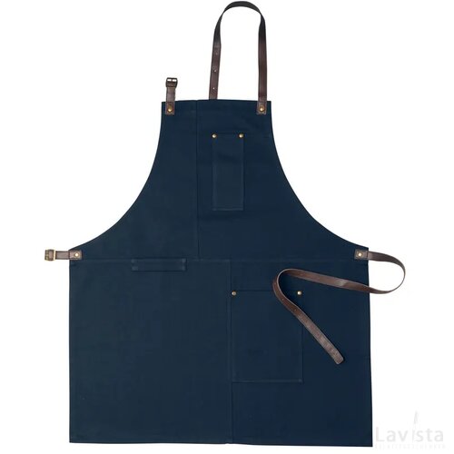 Vurcex Katoenen Schort Donker Blauw