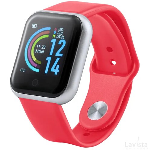 Goedkope smartwatch Rood