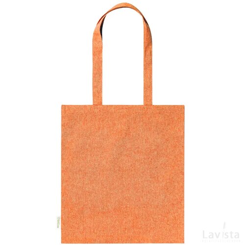 Rassel Katoenen Boodschappentas Oranje