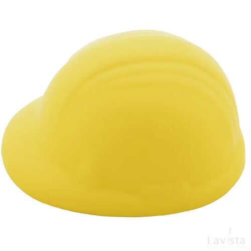 Stressbal helm Geel