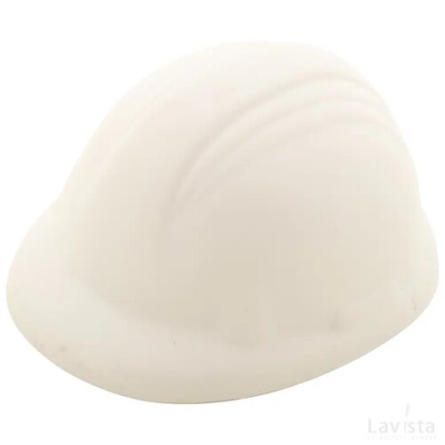 Stressbal helm Wit