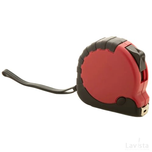 Gerecycled kunststof rolmaat 3m Rood
