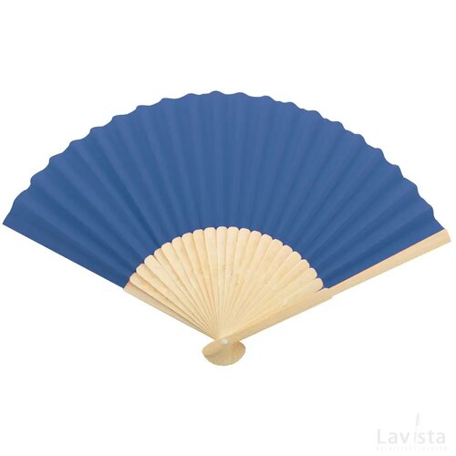 Bamboe waaier Blauw