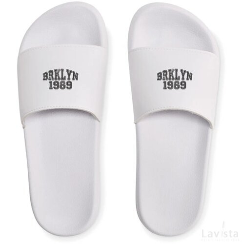Goedkope sport slippers Wit