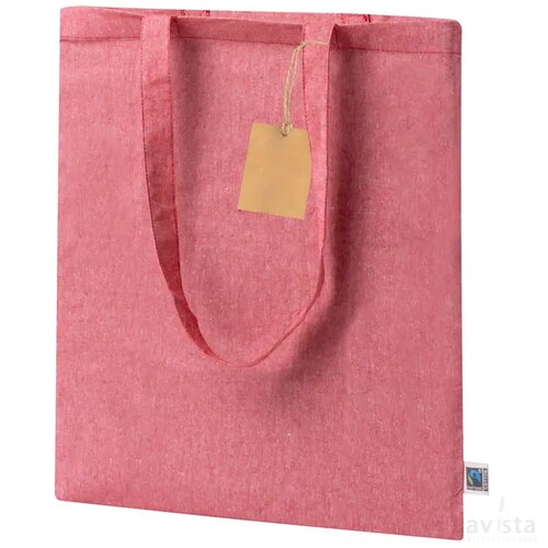 Lazar Fairtrade Boodschappentas Rood