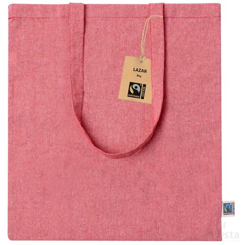Lazar Fairtrade Boodschappentas Rood