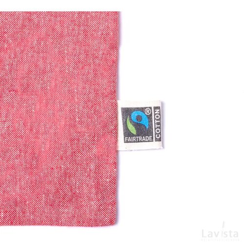 Lazar Fairtrade Boodschappentas Rood