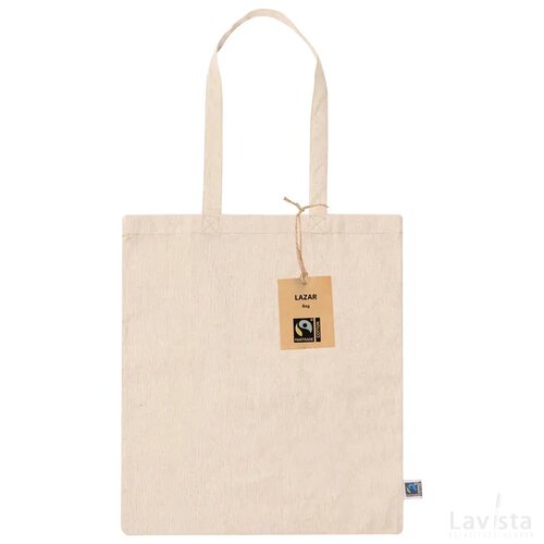 Lazar Fairtrade Boodschappentas Natuurlijk