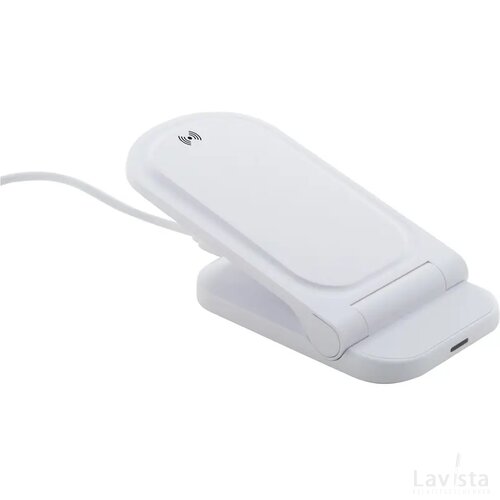 Rewolt Rabs Draadloze Oplader Mobiele Houder Wit