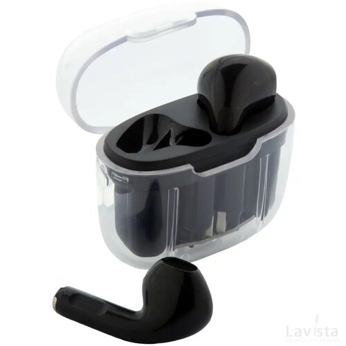 Trance Rabs Transparante Bluetooth-Oortelefoon Zwart