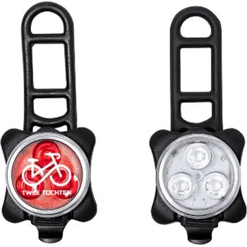 Remko Oplaadbare Fietsverlichtingsset Zwart