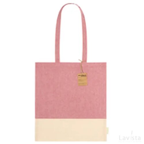 Skadi Katoenen Shopper Rood