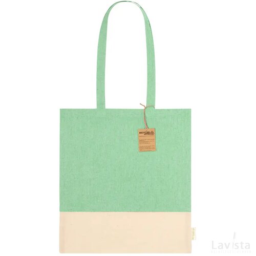 Skadi Katoenen Shopper Groen