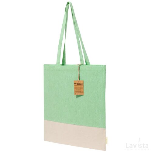 Skadi Katoenen Shopper Groen
