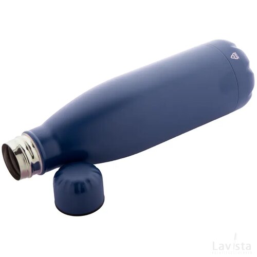 Refill Gerecyclede Roestvrijstalen Fles Donker Blauw
