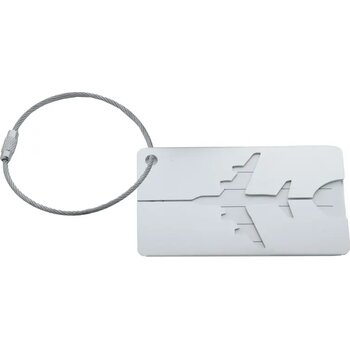 Orlando Kofferlabel Zilver