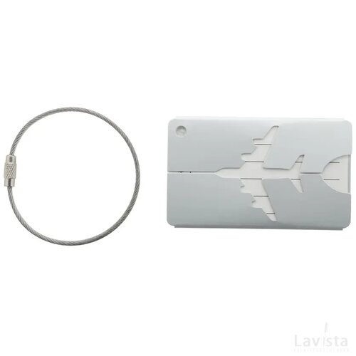 Orlando Kofferlabel Zilver