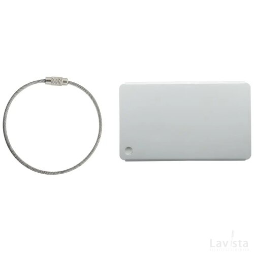 Orlando Kofferlabel Zilver