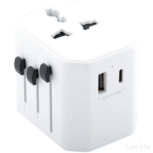 Jetsetter Reis Adapter Wit