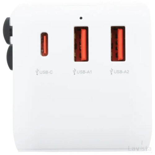 Jetsetter Plus Reis Adapter Wit