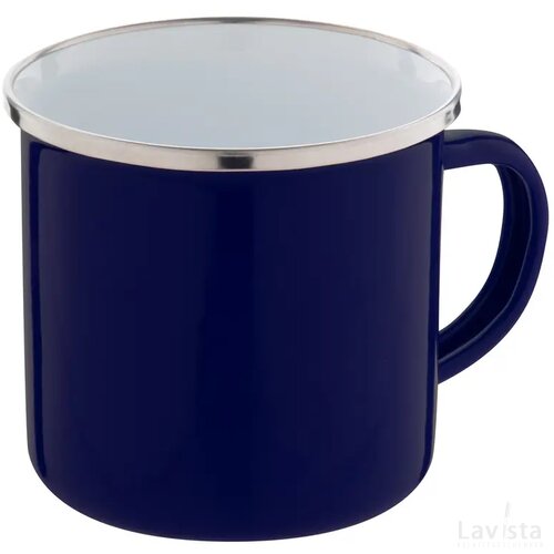 Enavint Emaille Mok Donker Blauw