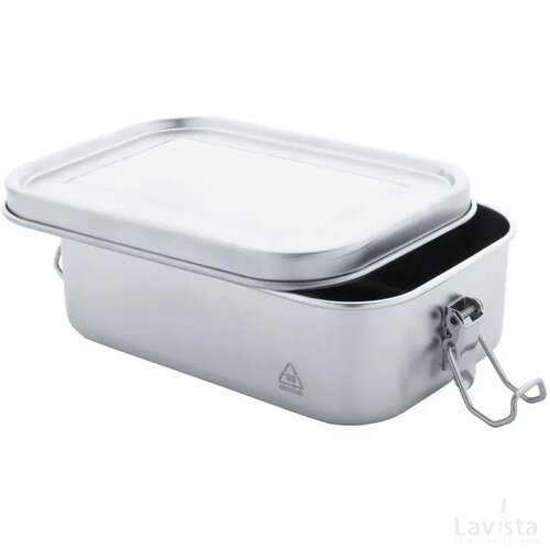Broodtrommel van gerecycled RVS (750 ml) Zilver